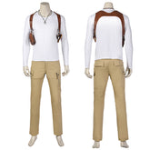 Uncharted Nathan Drake Cosplay Costume Gameplay Suit With Necklace